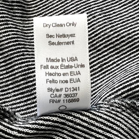 Anthropologie Puella Savant Swing Shift Dress Herringbone Elbow Patch Gray Small - Picture 10 of 10